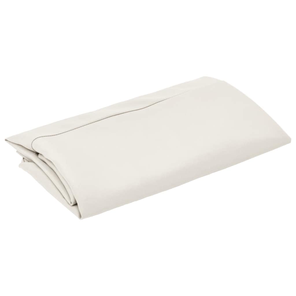 vidaXL Replacement Fabric for Outdoor Parasol Sand White 300 cm