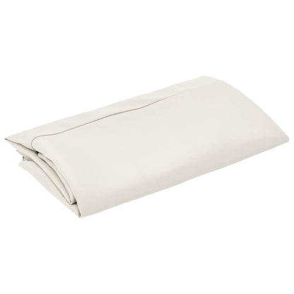 vidaXL Replacement Fabric for Outdoor Parasol Sand White 300 cm