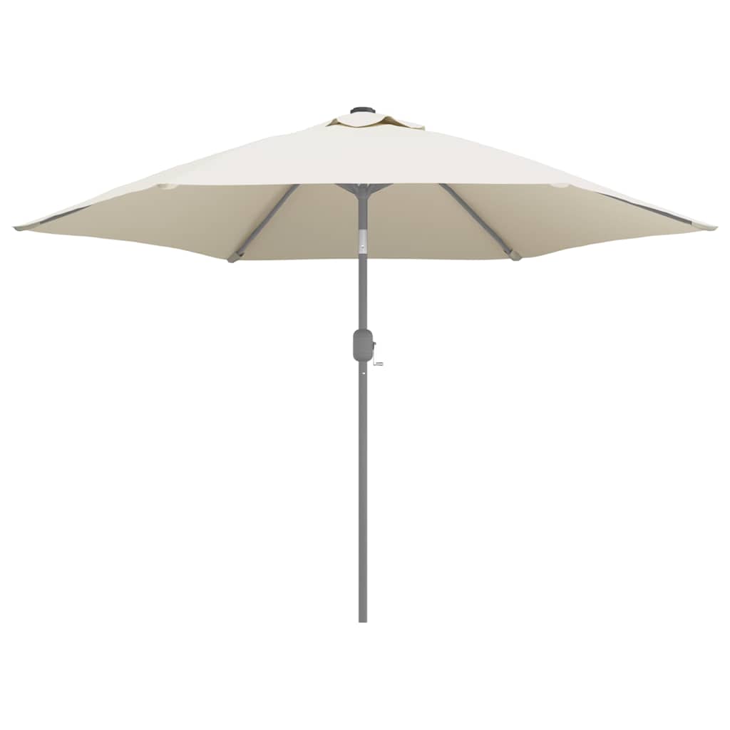 vidaXL Replacement Fabric for Outdoor Parasol Sand White 300 cm