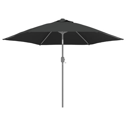 vidaXL Replacement Fabric for Outdoor Parasol Anthracite 300 cm