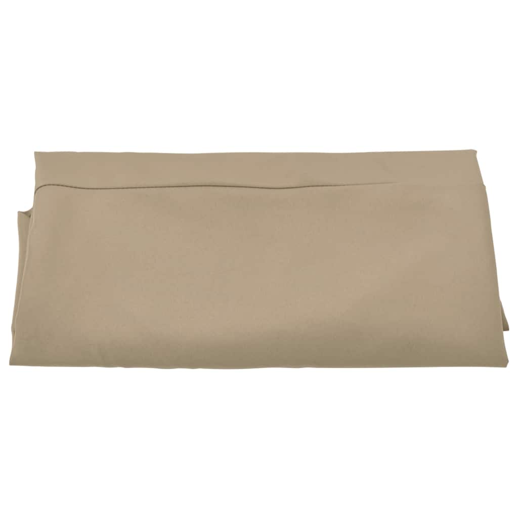 vidaXL Replacement Fabric for Outdoor Parasol Taupe 300 cm