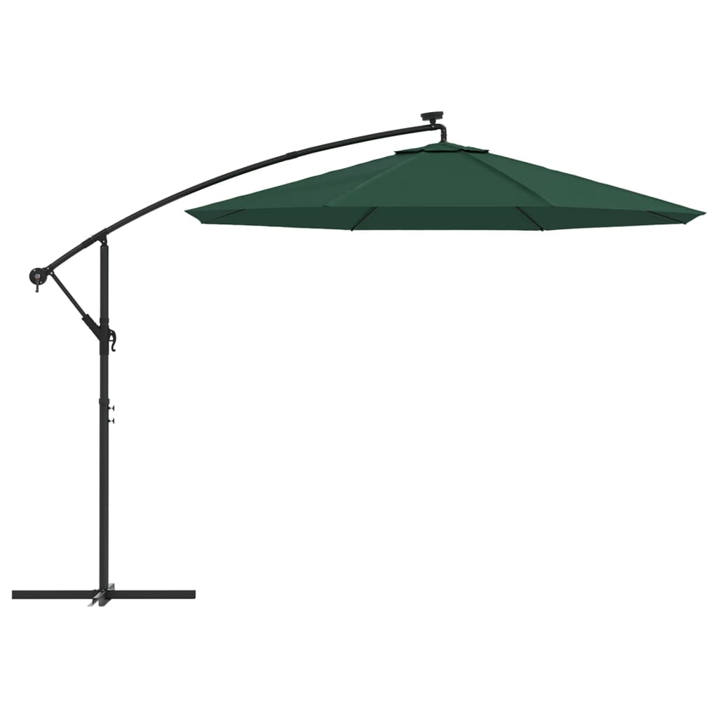 vidaXL Replacement Fabric for Cantilever Umbrella Green 300 cm