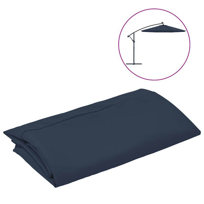 vidaXL Replacement Fabric for Cantilever Umbrella Blue 300 cm