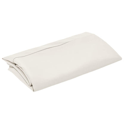 vidaXL Replacement Fabric for Cantilever Umbrella Sand White 300 cm