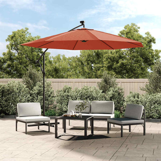 vidaXL Replacement Fabric for Outdoor Parasol Terracotta 300 cm