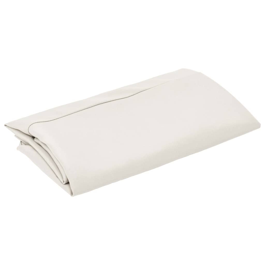 vidaXL Replacement Fabric for Cantilever Umbrella Sand White 350 cm