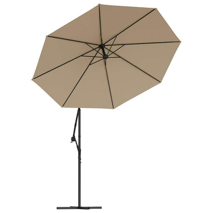vidaXL Replacement Fabric for Cantilever Umbrella Taupe 350 cm