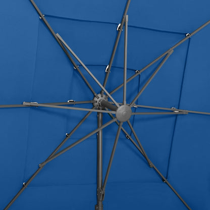 vidaXL Garden Parasol | Azure Blue | Polyester | 250x250 cm