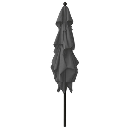 vidaXL Parasol | Anthracite | UV protective polyester | 2.5m x 2.5m