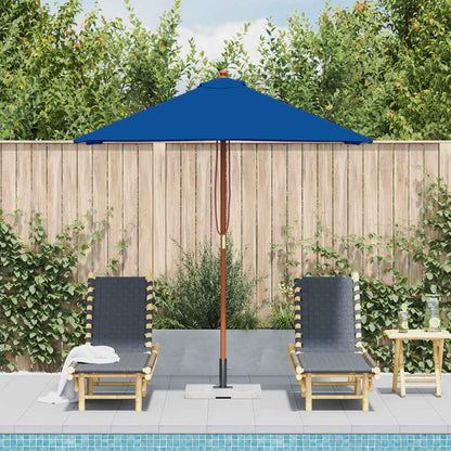 vidaXL Garden Parasol | Blue | Fabric | 150x200 cm | Collapsible