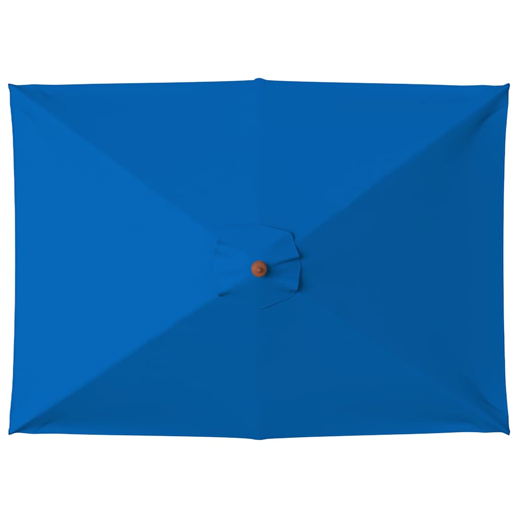 vidaXL Garden Parasol | Blue | Fabric | 150x200 cm | Collapsible