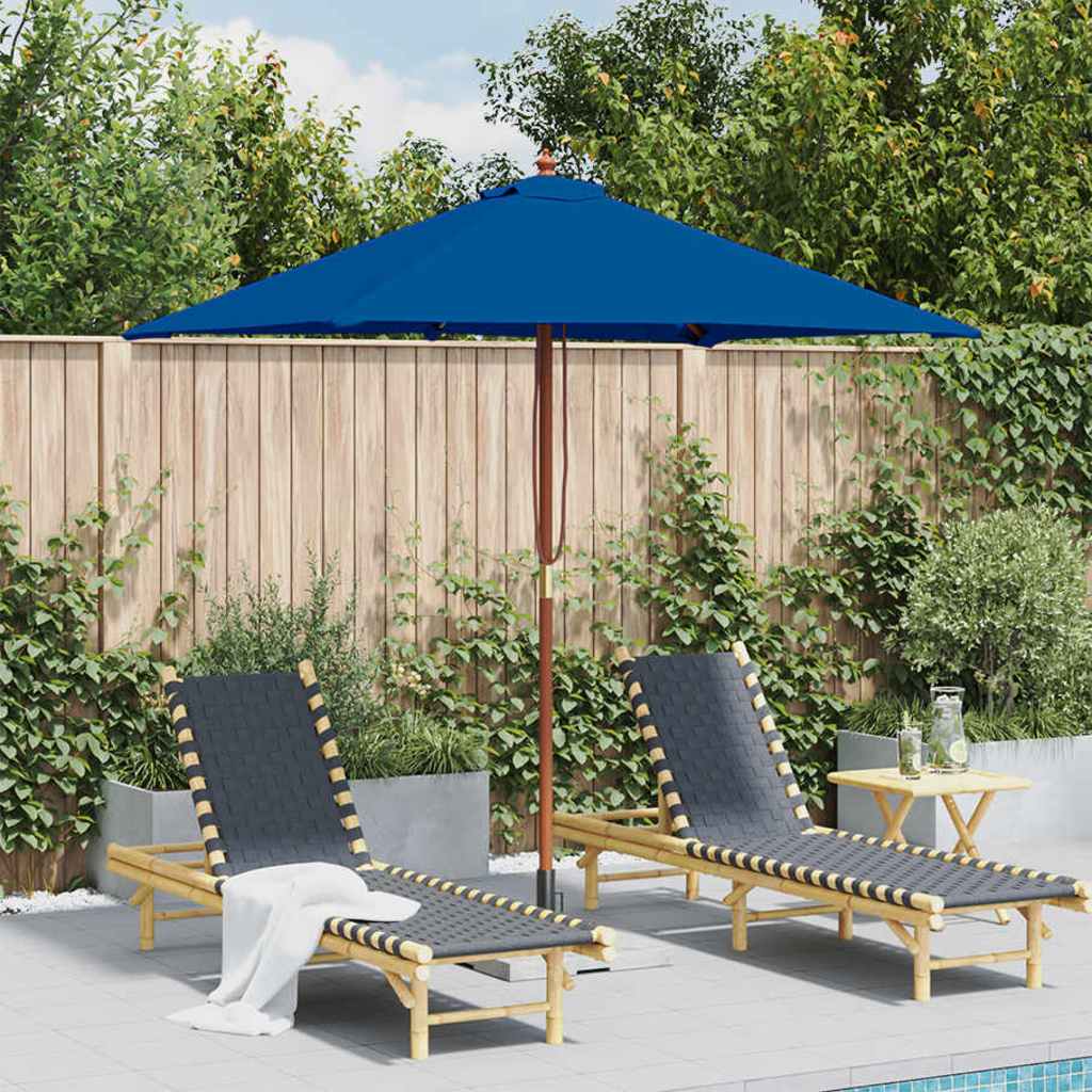 vidaXL Garden Parasol | Blue | Fabric | 150x200 cm | Collapsible
