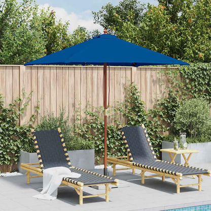 vidaXL Garden Parasol | Blue | Fabric | 150x200 cm | Collapsible