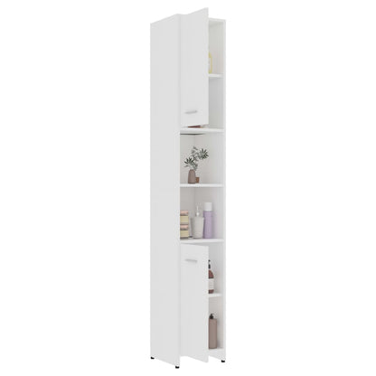 vidaXL 3 Piece Bathroom Furniture Set White Engineered Wood