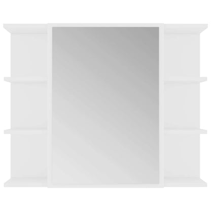 vidaXL 3 Piece Bathroom Furniture Set White Engineered Wood