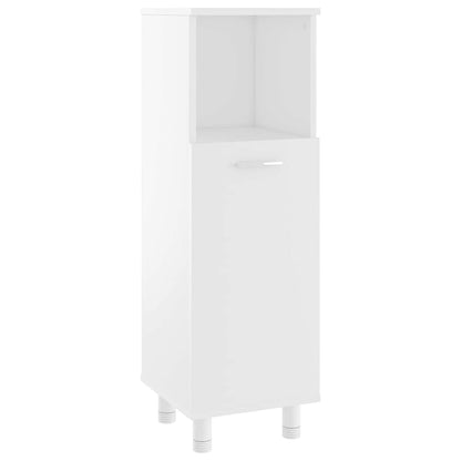 vidaXL 3 Piece Bathroom Furniture Set White Engineered Wood