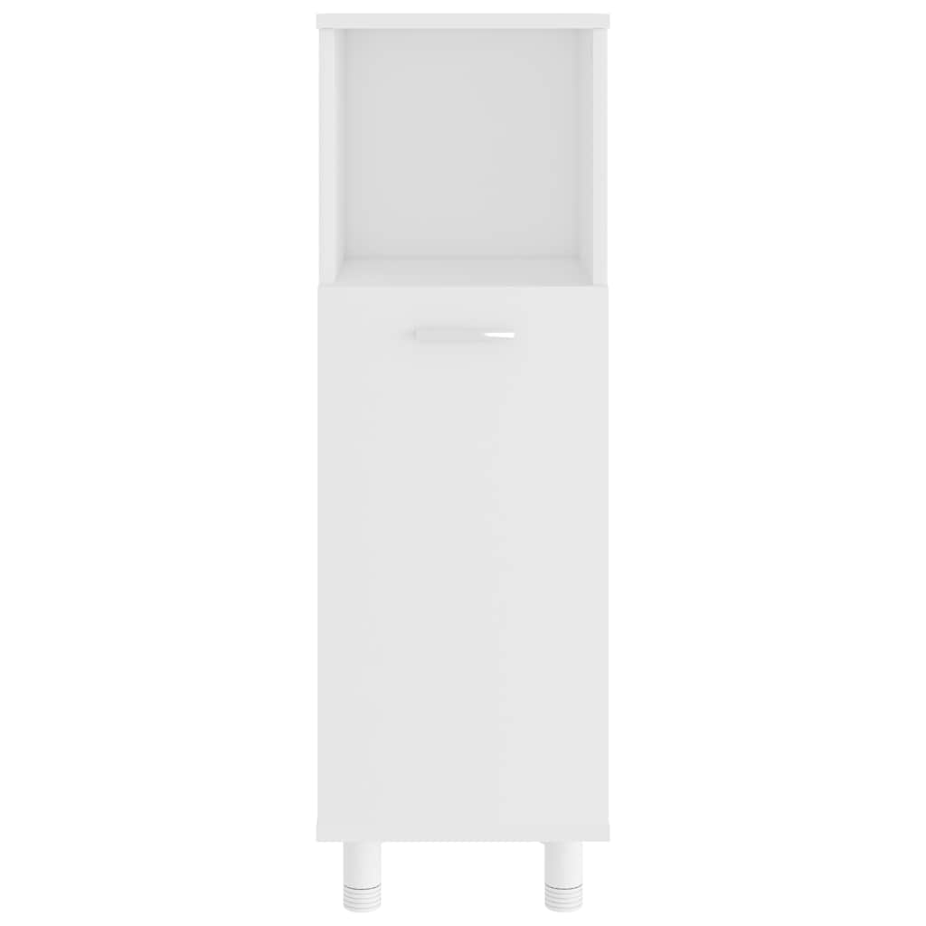 vidaXL 3 Piece Bathroom Furniture Set White Engineered Wood