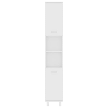 vidaXL 3 Piece Bathroom Furniture Set White Engineered Wood