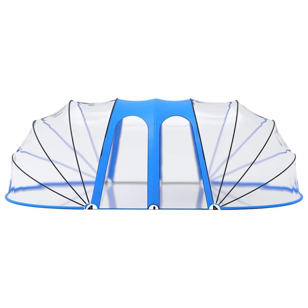 92796 vidaXL Pool Dome Oval 620x410x210 cm
