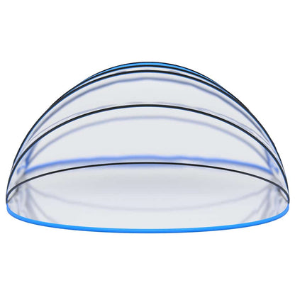 92796 vidaXL Pool Dome Oval 620x410x210 cm
