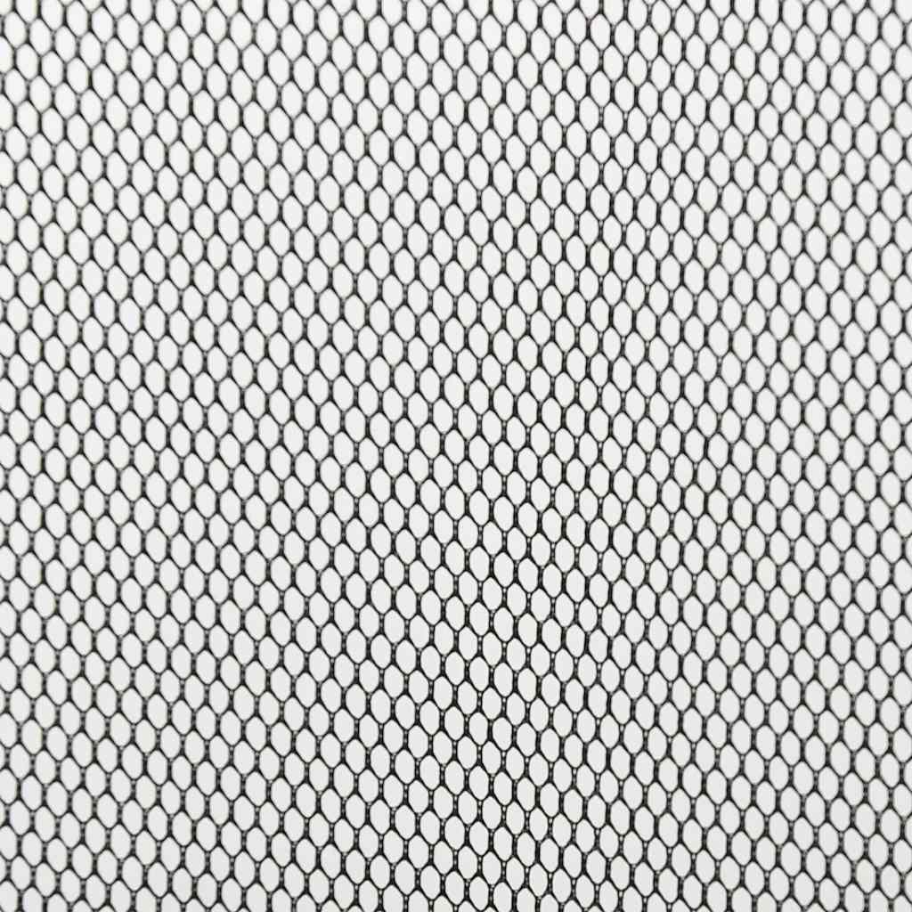 vidaXL Insect Door Screen with 10-Piece Mesh Curtain Black 240x240 cm