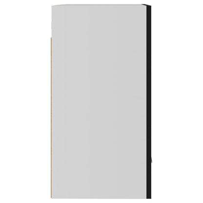 vidaXL Hanging Cabinet Lyons 2 pcs Black 50x31x60 cm Engineered Wood