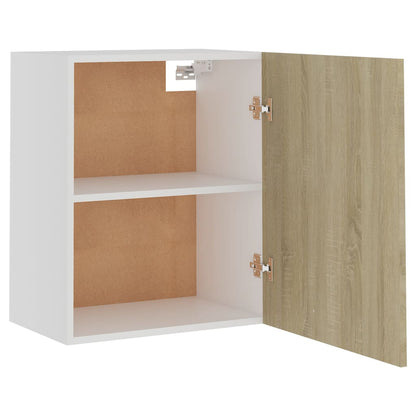 vidaXL Hanging Cabinet Lyons 2 pcs Sonoma Oak 50x31x60 cm Engineered Wood