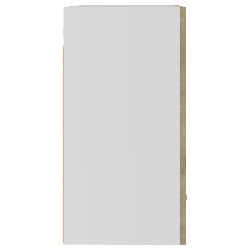 vidaXL Hanging Cabinet Lyons 2 pcs Sonoma Oak 50x31x60 cm Engineered Wood