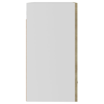 vidaXL Hanging Cabinet Lyons 2 pcs Sonoma Oak 50x31x60 cm Engineered Wood