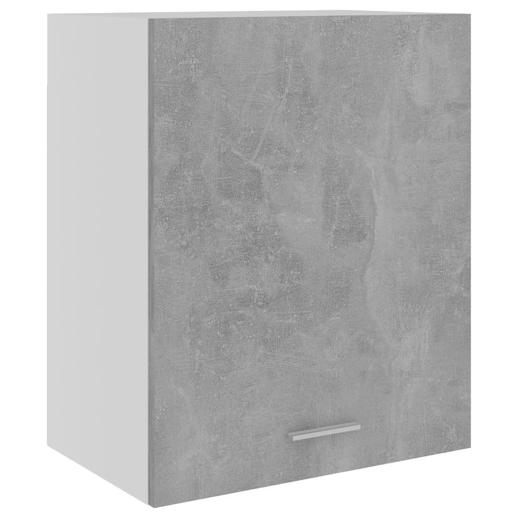 vidaXL Hanging Cabinet Lyons 2 pcs Concrete Grey 50x31x60 cm Engineered Wood