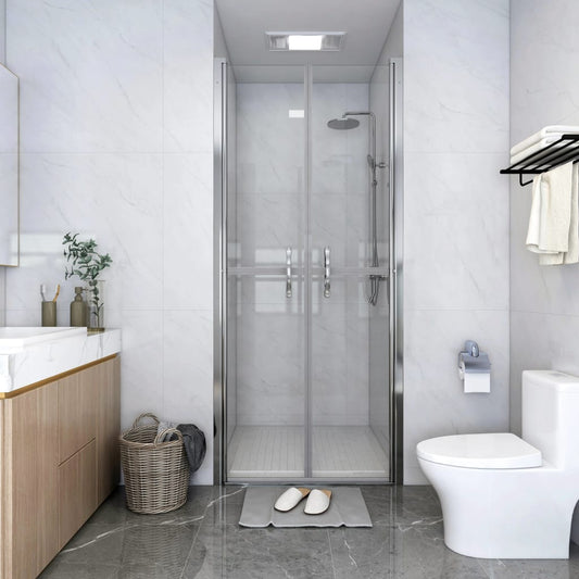 vidaXL Shower Door Clear ESG 86x190 cm