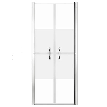 vidaXL Shower Door Half Frosted ESG 71x190 cm