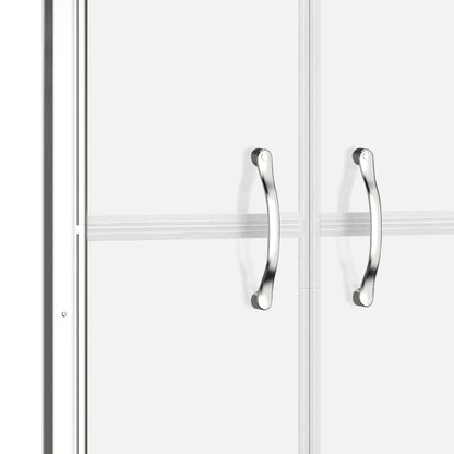 vidaXL Shower Door Half Frosted ESG 86x190 cm