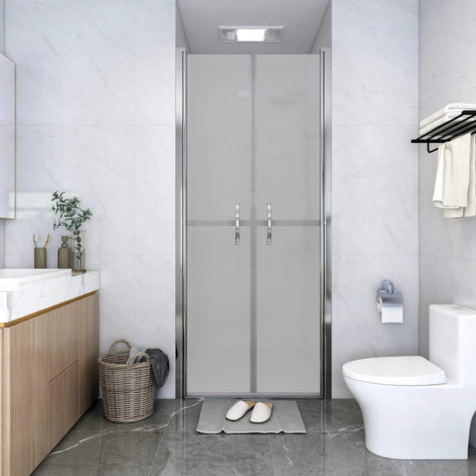 148794 vidaXL Shower Door Frosted ESG 81x190 cm