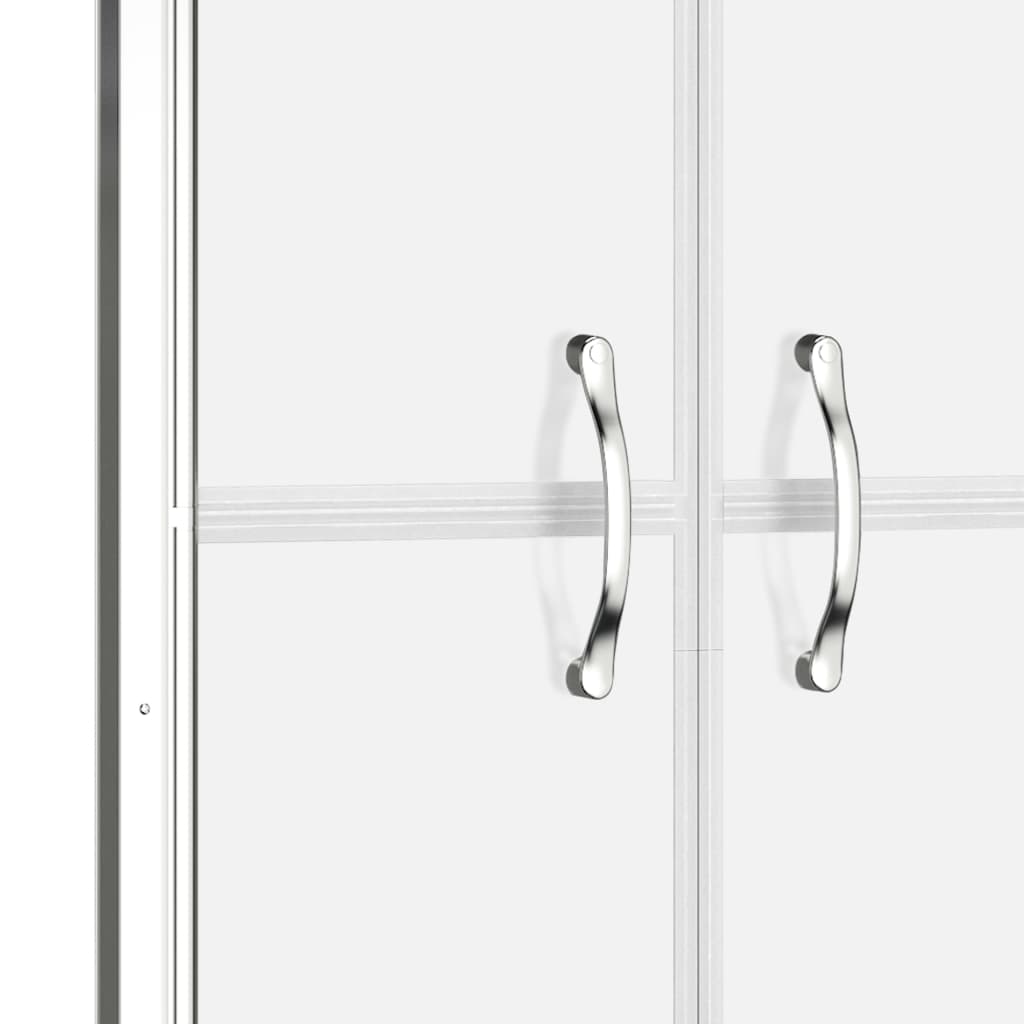 vidaXL Shower Door Frosted ESG 101x190 cm