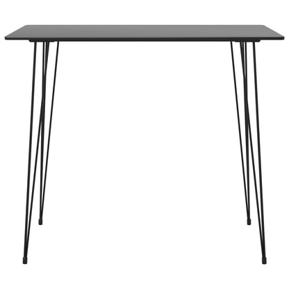vidaXL 5 Piece Bar Set Black