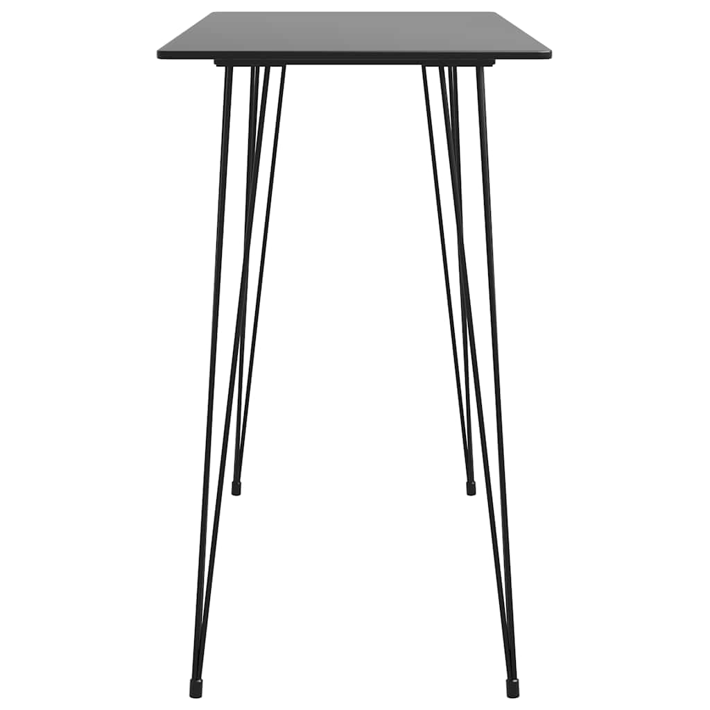 vidaXL 5 Piece Bar Set Black and Grey
