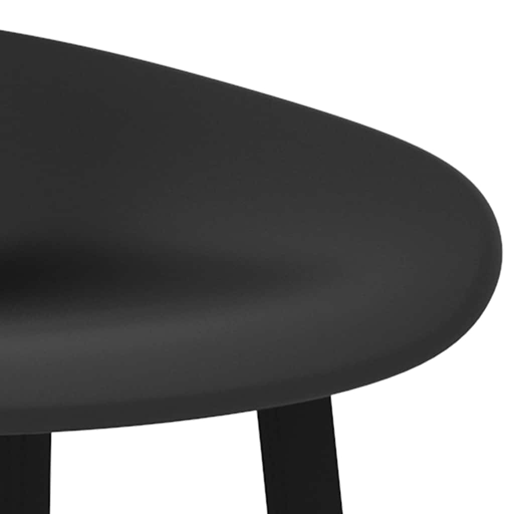 vidaXL 5 Piece Bar Set Black