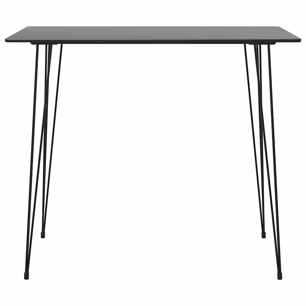 vidaXL 5 Piece Bar Set Black and Grey