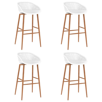 vidaXL 5 Piece Bar Set White