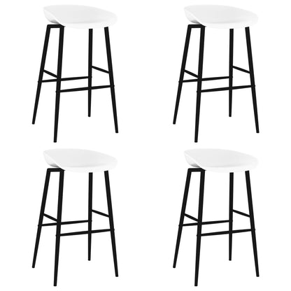 vidaXL 5 Piece Bar Set White