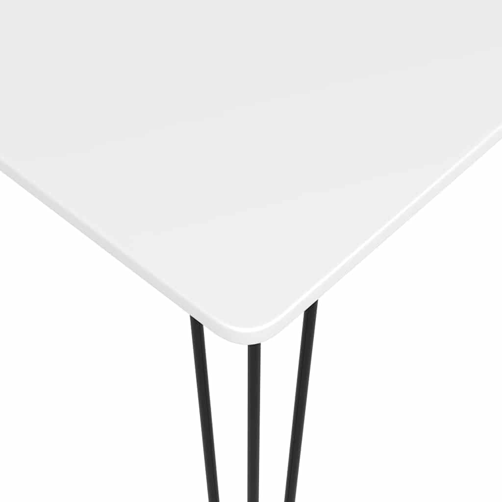 vidaXL 5 Piece Bar Set White and Grey