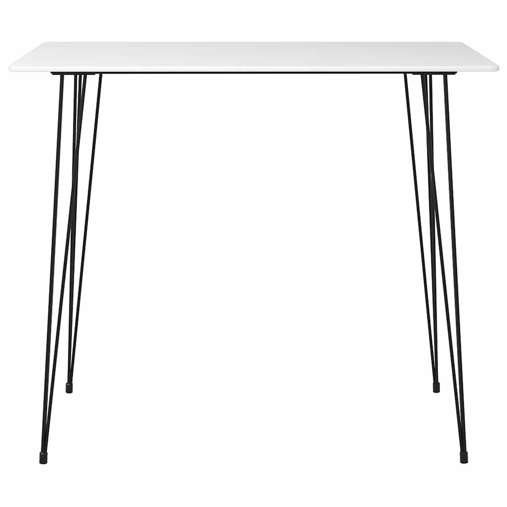 vidaXL 7 Piece Bar Set White and Black