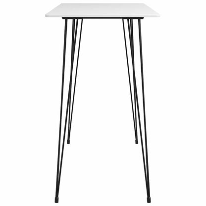 vidaXL 7 Piece Bar Set White and Black