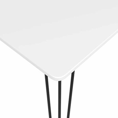 vidaXL 7 Piece Bar Set White and Black