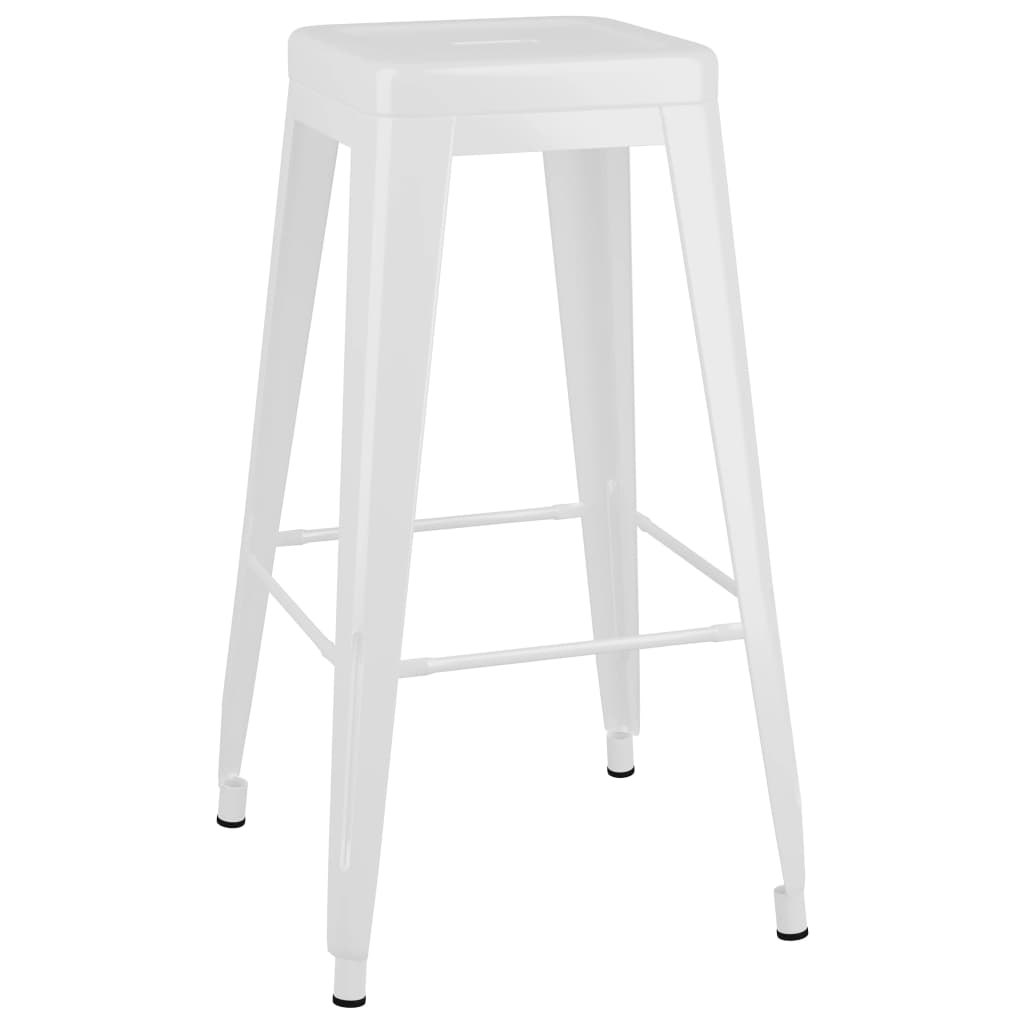 vidaXL 7 Piece Bar Set White