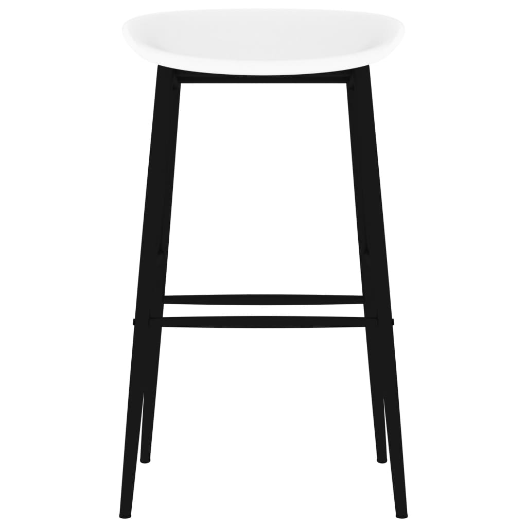 vidaXL 7 Piece Bar Set White