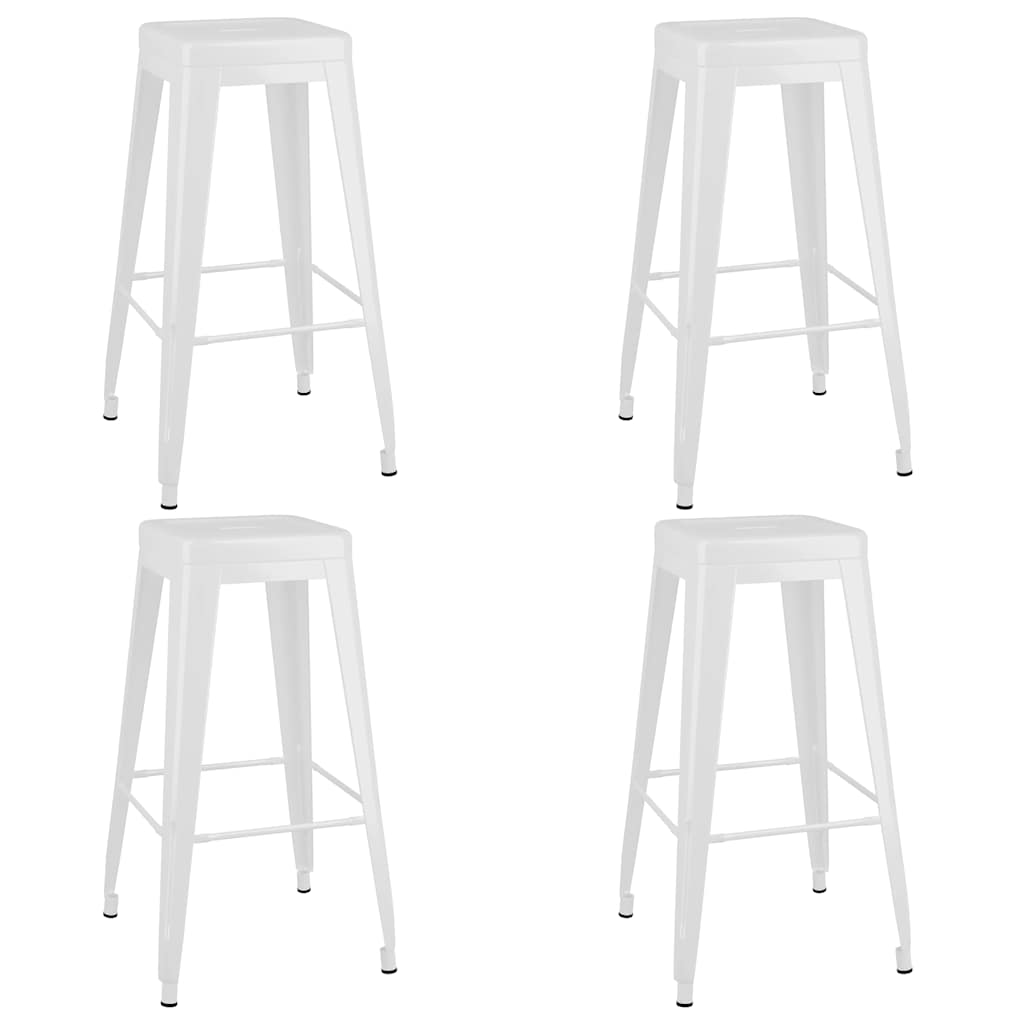 vidaXL 5 Piece Bar Set White