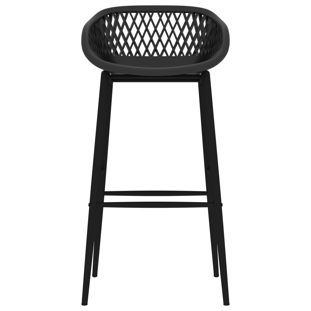 vidaXL 5 Piece Bar Set White and Black
