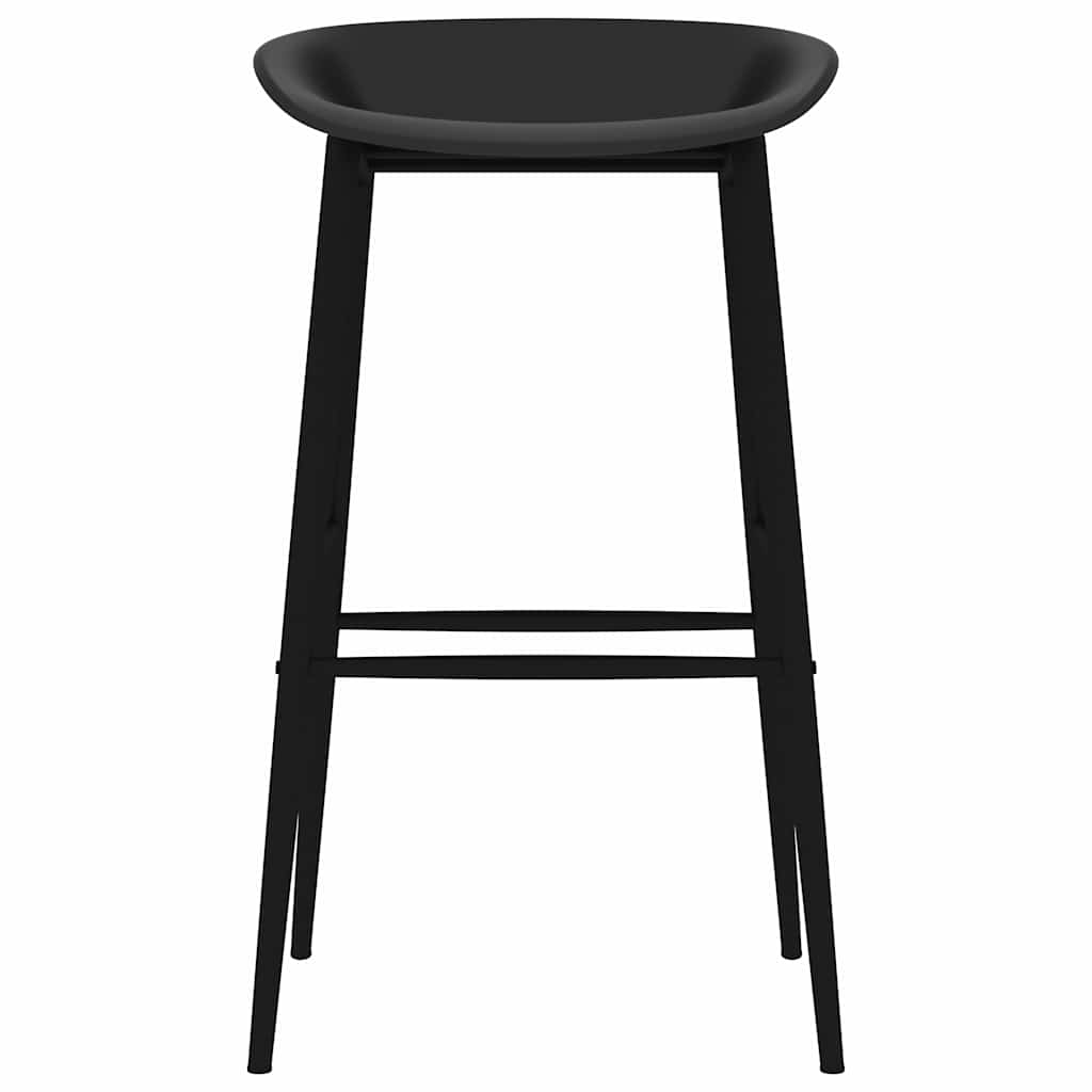 vidaXL 5 Piece Bar Set White and Black